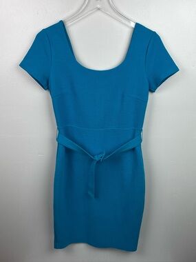 Boden Tilly Ottoman Midi Sheath Belted Knit Dress